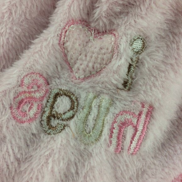 Baby Gear Pink Lovey Plush Teddy Bear I Love Heart Hugs Security Blanket AS IS - Picture 12 of 12